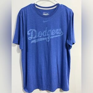 Nike Los Angeles Dodgers T-Shirt Men’s Large Blue MLB Baseball Tee